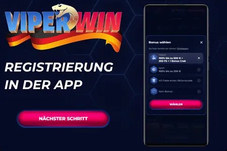 Viperwin Casino: Ein Erfolg mit der besten App und Boni in Deutschland